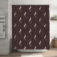thumbnail image 5 of Rateoe Leopard Print Shower Curtain - Fancy Bathroom Shower Curtain Sets - Waterproof Shower Curtain with Hooks with 12 Plastic Hooks 72x72 Inches, 5 of 5
