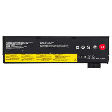 61 24Wh New Battery 61  For Lenovo Thinkpad T470 T480 T570 T580 P51s P52s  4X50M08810 61