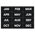 thumbnail image 2 of (2 pack) MasterVision, BVCFM1108, Magnetic Monthly Calendar Characters, 12 / Pack, Black, 2 of 7