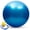 Blue, variant on BOKYAN Anti-Burst Yoga Ball with Air Pump, Slip-Resistant Stability Balance Ball for Pilates, Fitness, Core Training, Home Gym Exercise Workout Equipment, Thickened PVC Material, 65cm / 25.6in, Pink