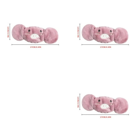 

3pcs 2-in-1 Warm Earmuffs Mask Cartoon Cute Thicken Keep Skiing Warm Riding Ear-cap Ear Muffs Plush Earflap Wint