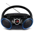 thumbnail image 1 of Reproductor de CD portátil Boombox SINGING WOOD 030C con radio negro, 1 of 9
