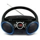 thumbnail image 1 of Reproductor de CD portátil Boombox SINGING WOOD 030C con radio negro, 1 of 9
