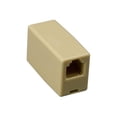 thumbnail image 1 of Cable Leader IC303-0166 RJ12 Modular Straight-Through Inline Coupler - Ivory, 1 of 1