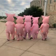 thumbnail image 7 of Pink Cute Pig Inflatable Costume Adult Cosplay Cow Funny  Inflatable Suit Halloween Carnival Animal Themed Party Costume Prop,Height 59"–74.8",cow, 7 of 7