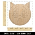 thumbnail image 2 of Husky Dog Face Puppy Eyes Wood Shape Unfinished Piece Cutout Craft DIY Projects - 4.70 Inch Size - 1/8 Inch Thick, 2 of 7