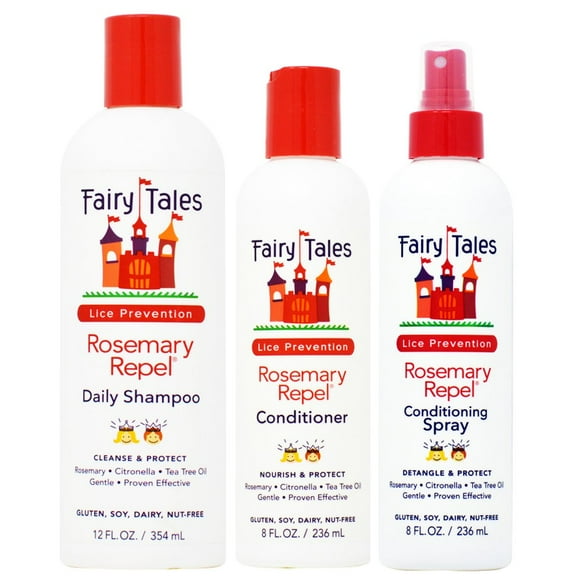 Fairy Tales Rosemary Repel Shampoo Conditioner & Conditioning Spray 8 Ounce