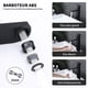 thumbnail image 2 of Grifo de baño mezclador de lavabo alto negro para lavabo grifo de lavabo con mango cuadrado diseño moderno, 2 of 5