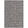 thumbnail image 3 of Safavieh Courtyard Ava Floral Indoor/Outdoor Area Rug, Anthracite/Light Gray, 5'3" x 7'7", 3 of 12