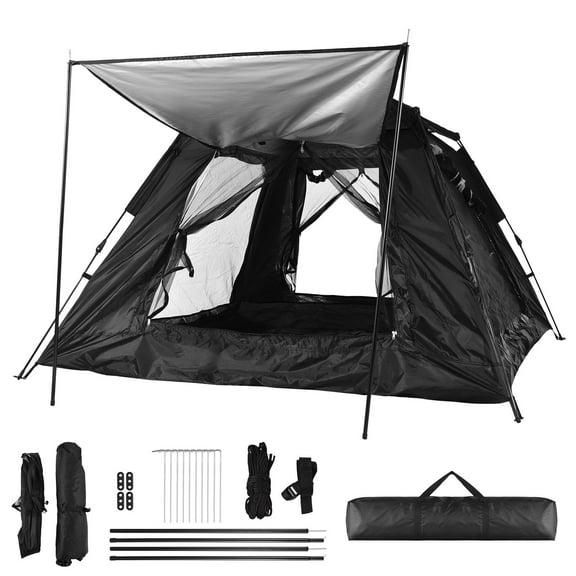 Lixada Pop Up Tents for Camping, 3/4 Person, Folding Pop Up Tent,Setup in Seconds,Backpacking Travel Beach Tent with Canopy,Mosquito Netting