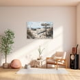 thumbnail image 5 of ZHONGYUTONG Beach Canvas Wall Art for Bathroom Coastal Pictures for Wall Seascape Paintings Seaside Print for Living Room Decor Framed (24.00" x 36.00"), 5 of 5