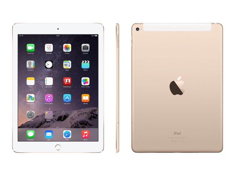Apple iPad Air 2 Wi Fi + Cellular   2nd generation   tablet    GB   9.7"  IPS  x    3G, 4G   LTE   gold