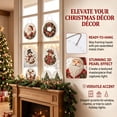 thumbnail image 5 of Diamond painting kit,Christmas ornament kit,DIY suncatcher kit,Christmas Pearl Diamond Art Hanging Ornament Kit Pearl Bead Painting with Chain for Tree Window Home Decor 5 Designs, 5 of 10