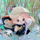 thumbnail image 3 of Muñeca de peluche de 20 cm, niña, humanoide desnudo, cuerpo de peluche, sin atributos, cuerpo normal de 20 cm, ropa para vestir, regalos (a-35-sin esqueleto), 3 of 4