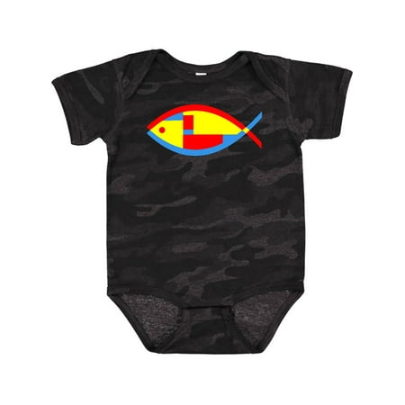 

Inktastic Colorful Fish Gift Baby Boy or Baby Girl Bodysuit