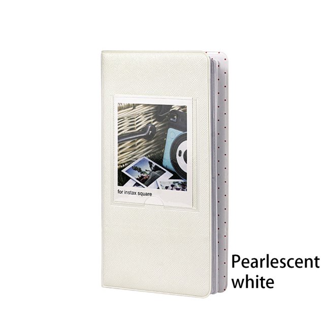 Photo Album Family Gathering Wedding Graduation Family Gathering Birthday Picture Collectible Storage Book Paper Receipt Documents Credit Card Holder White