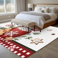thumbnail image 4 of Large Area Rugs for Living Room Bedroom, Merry Christmas 5'x8' Rug Washable Carpet Runner Indoor Outdoor, Ice Cream Snowflakes Candy Pine Needles Non Slip Floor Mats Rug for Kitchen, Bathroom, 4 of 8