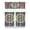 Bohemian01, variant on 3 PCS Black and White Polka Dot Kitchen Curtains Set with Valance - Semi-Sheer Tier & Caf Curtains for Windows, 54x18 & 27.5x36 Inch, Rod Pocket Farmhouse Window Treatment Panels