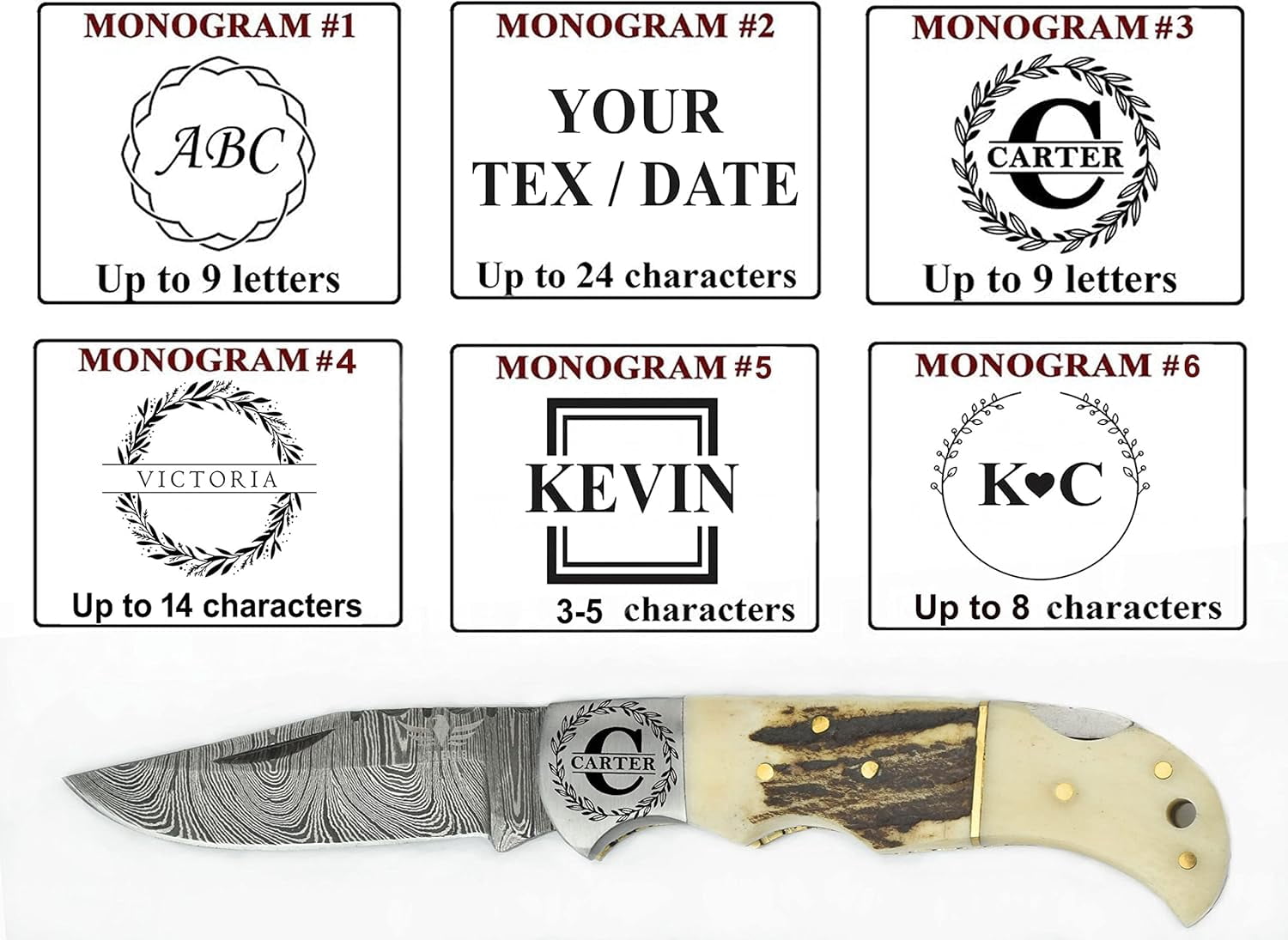Personalised Damascus Pocket Knife for Men - 133 Layer Solid Steel Handmade Folding Hunting Knives with Sharpner and Leather Pouch - Best Knife for Camping Hunting Hiking