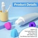 thumbnail image 3 of 4/8x Self Closing Toothpaste Caps Toothpaste Topper Silicone Toothpaste Squeezer Dispenser Caps for Adult & Kids, Mess-Free Toothpaste Lids, 3 of 5