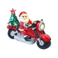 thumbnail image 4 of Papá Noel inflable de Navidad en motocicleta CUTICAT figura iluminada de Navidad Santa, 4 of 7