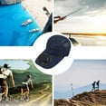 thumbnail image 5 of Solar Powered Sun Hat with USB Charging | Detachable Top Fan Cap | 650mAh Battery | 360° Rotating Fan | LED Display | Mesh Breathable Adjustable | For Outdoor Hiking Fishing | 21.3-23in, 5 of 6