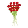thumbnail image 1 of TQEHS Teje flores falsas para simular regalos del Día del Maestro Decoración con flores hechas a manoθÆ B2Q6, 1 of 6