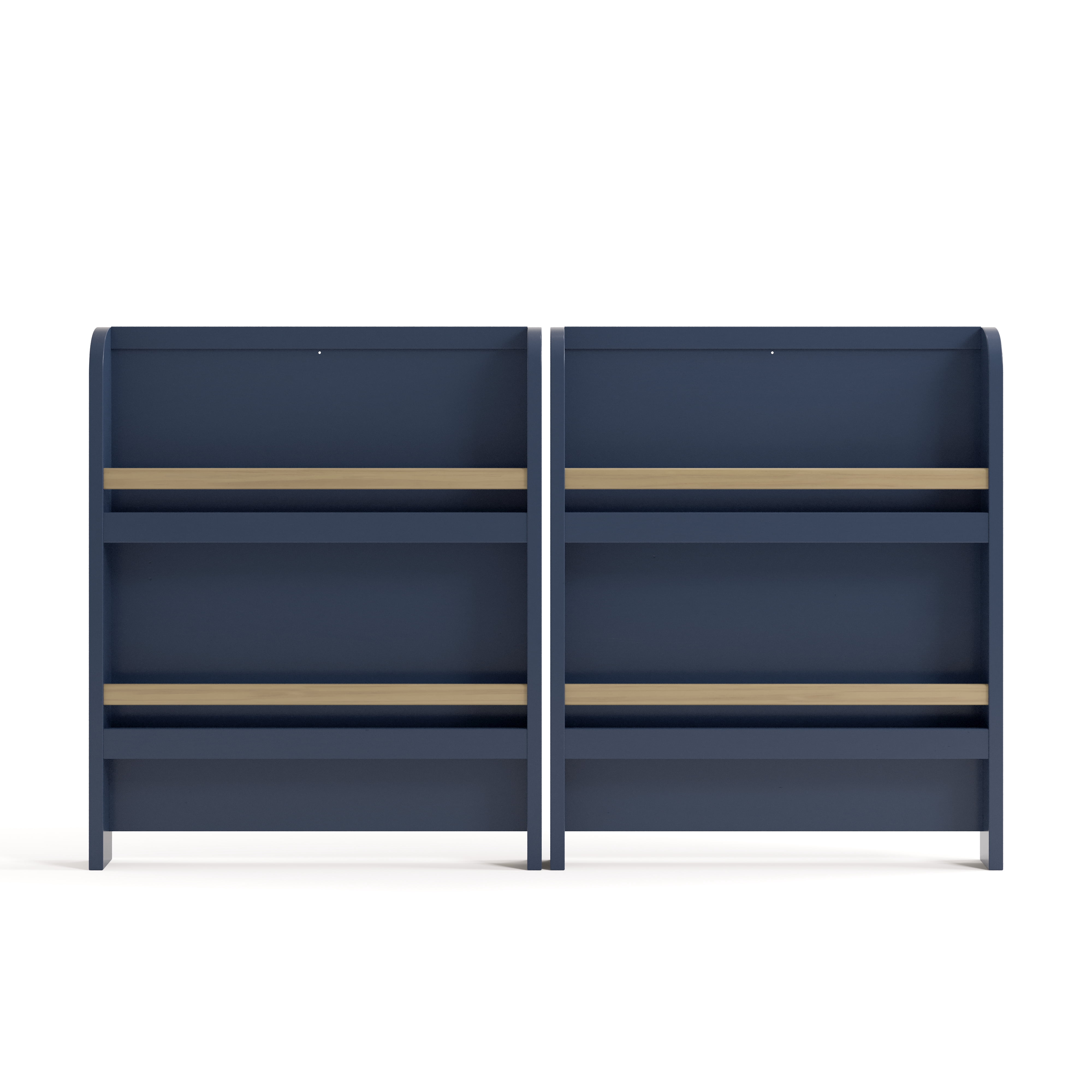 Graco Read-with-Me 4-in-1 Convertible Baby Crib with Drawer, Midnight Blue with Driftwood