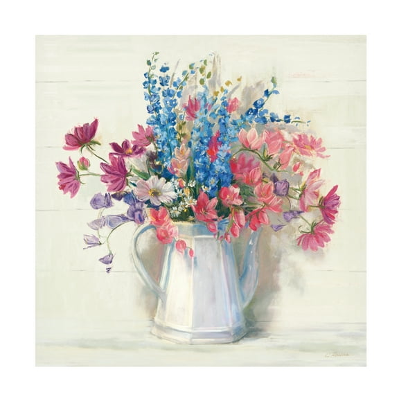 Trademark Fine Art 'Ironstone Bouquet I Bright' Canvas Art by Carol Rowan