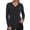 Black, variant on Rosvigor Womens Workout Tops Long Sleeve V Neck Tee Shirts Athletic Shirts Comfy Activewear Tops for Gym Running Yoga