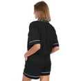 thumbnail image 2 of Angelina Women's Classic Button-Down and Shorts Pajama Set, 2 of 3