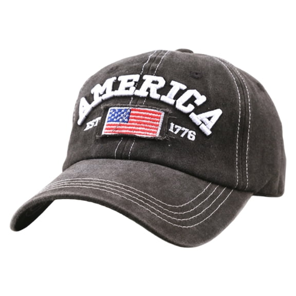 4th of July Holiday Party Cap, Embroidered American Flag Baseball Cap, Unisex Patriotic Sun Hat for Outdoor Casual Wear and Independence Day Celebrations