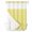 Yellow, variant on Yellow Felt Texture No Hook Shower Curtain and Snap in Liner Set, Minimalist Solid Mottled Surface Background Waterproof Shower Curtain Liner Set with Mesh Top Window for Bathroom 36x72in