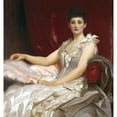 thumbnail image 3 of Frederic Leighton 12x13 Black Modern Framed Museum Art Print Titled - Portrait of Amy Augusta, Lady Coleridge, 3 of 5