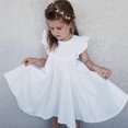 thumbnail image 2 of Vestido Goodplayer con volantes, algodón y lino, blanco, 5 años, 2 of 7