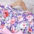 thumbnail image 4 of Mikilon Little Girls Dress Short Sleeve Casual Kids Summer Sundress for 2-7 Years, 4 of 5