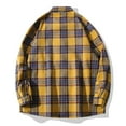 thumbnail image 4 of Aloohaidyvio Mens Flannel Shirt Long Sleeve Button Down Plaid Flannel Shirt, 4 of 6