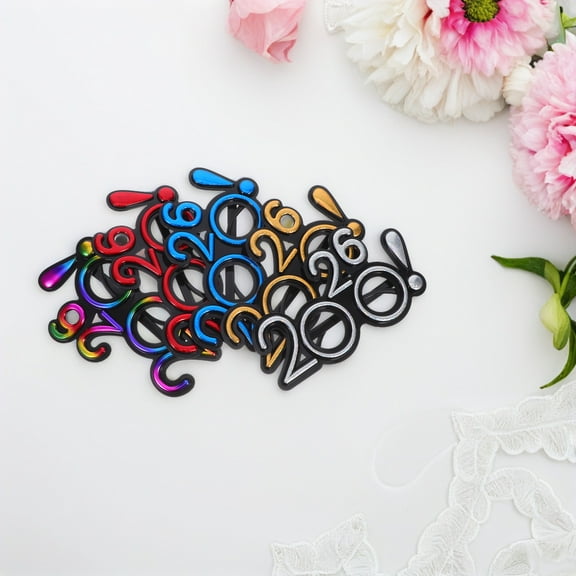 OFFIGAM 2026 New Year's Eve Party Eyewear Plastic Glasses with Unique Design for Celebration Events Assorted Color