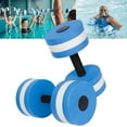 thumbnail image 3 of Japceit Aqua Fitness Barbells, Foam Dumbbells Hand Bars for Pool Resistance Exercise, EVA Water Weights for Swimming, Aqua Aerobics, Fitness Workouts Training, 3 of 7