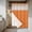 Orange, variant on Orange Morocco No Hook Shower Curtain Waterproof,Bathroom Curtains with Snap in Liners and See Through Top Window,Geometric Leaf Diamond Lattice Abstract Hotel Style Bathtub Curtains Shower 72"Wx78"L