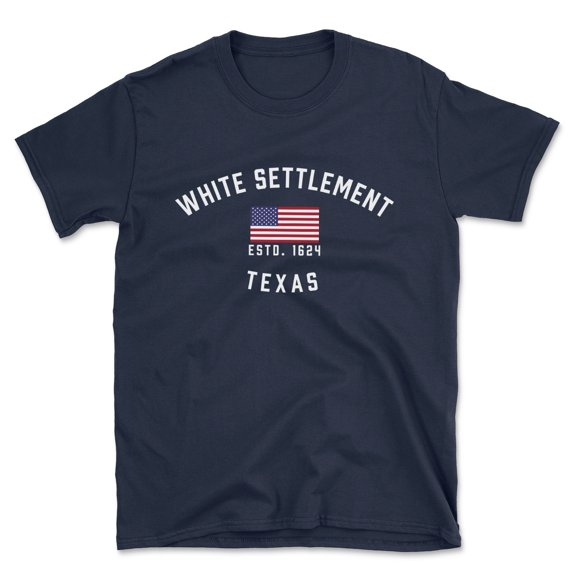 White Settlement Texas Patriot Men's Cotton T-Shirt