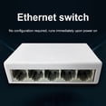 thumbnail image 4 of Concentrador Red para El Conmutador Gigabit Ethernet 5 Puertos Caja Plástico/metal Plug & Play, 4 of 9