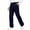 Navy, variant on HAOTAGS Boys Straight-Leg Pants (5-15), Elastic-Waist Casual Trousers Lightweight School Uniform Long Pants for Boys & Girls Khaki 9-10 Years