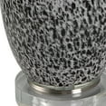 thumbnail image 6 of Uttermost Velino 1-Light Contemporary Glass & Fabric Table Lamp in White/Gray, 6 of 6