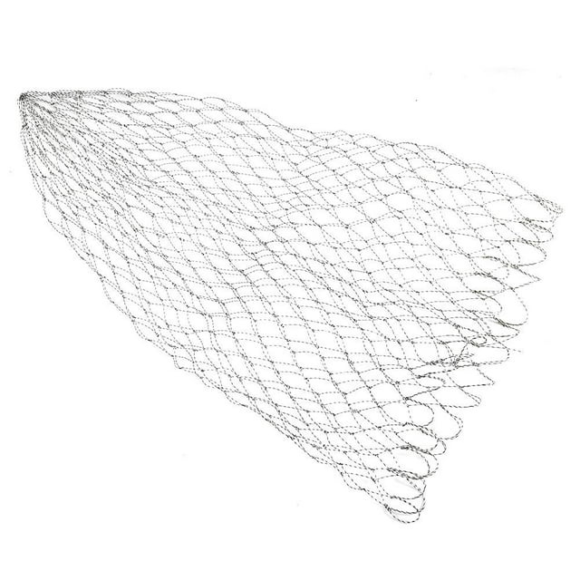 Qiilu Filet de Pêche, Dia 40/50/60 cm Filet de Remplacement pour Carpe et Achigan, Filet de Débarquement, Filet de Pêche, Filet de Remplacement