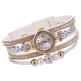 thumbnail image 2 of Jewelry On Clearance Women Watches Fashion Vintage Weave Wrap Quartz Wrist Watch Bracelet For Ladies White One Size, 2 of 5