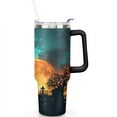 thumbnail image 2 of 40 OZ Happy Halloween Tumbler with Handle Vacuum Insulated Tumbler Gift for Birthday Christmas Halloween, 2 of 7
