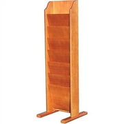 Wood Literature Display, Oak