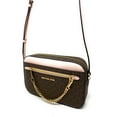 thumbnail image 2 of Michael Kors Jet Set Chain Crossbody - Brown Monogram/Powder Blush, 2 of 8