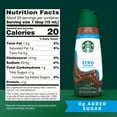 thumbnail image 7 of Starbucks Café Mocha Inspired Zero Creamer, 28 fl. oz. Bottle 28 fl oz, 7 of 7